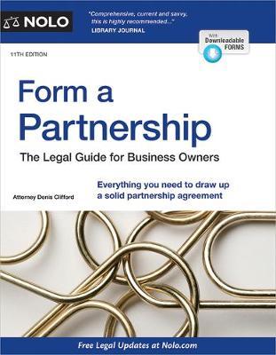 Form a partnership : the complete legal guide